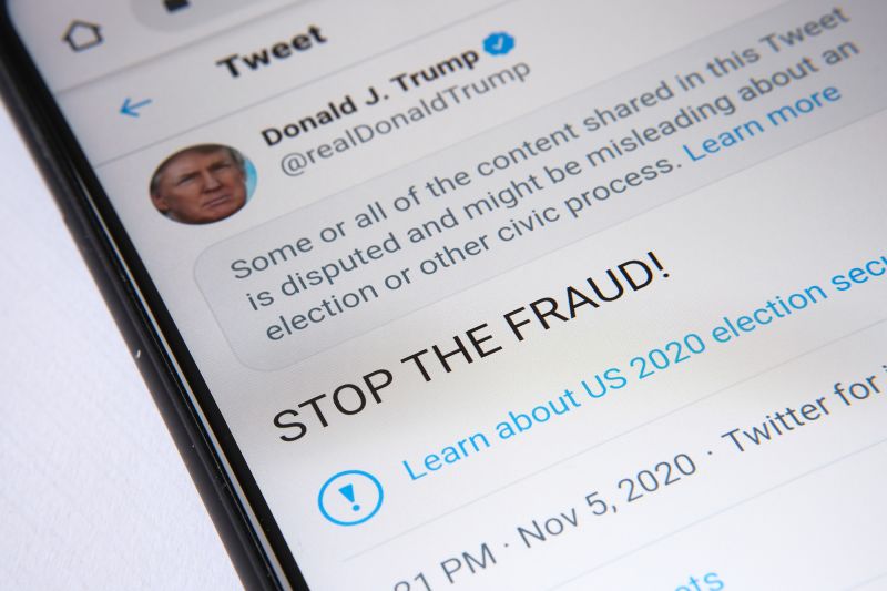 Twitter Says It Labeled 300,000 Tweets Around The Election | CNN Business