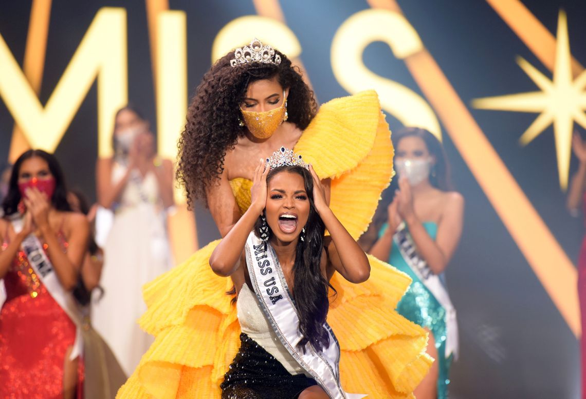 Asya Branch <a href="https://www.cnn.com/2020/11/10/entertainment/miss-usa-2020-winner-first-black-mississippi-trnd/index.html" target="_blank">is crowned Miss USA</a> in Memphis, Tennessee, on Saturday, November 7. Branch is from Booneville, Mississippi.