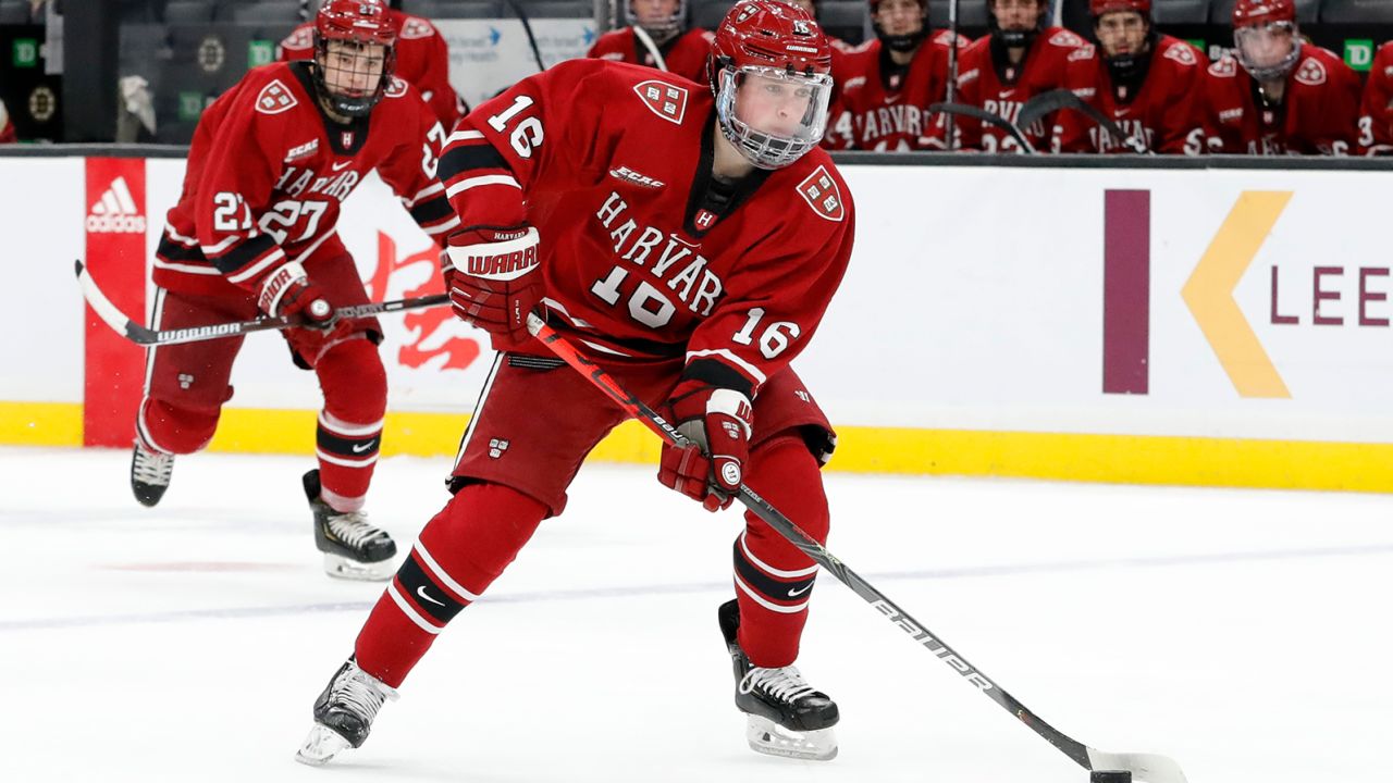Harvard University hockey players won't be competing this winter after the league's council canceled winter sports competitions because of the pandemic.  