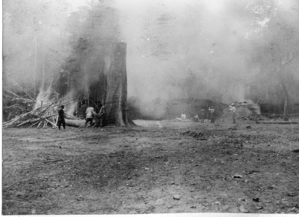 Destruction in the aftermath of the raid, which saw palaces, shrines and homes destroyed, as well as the city foundations that are now regarded as an archeological marvel. 