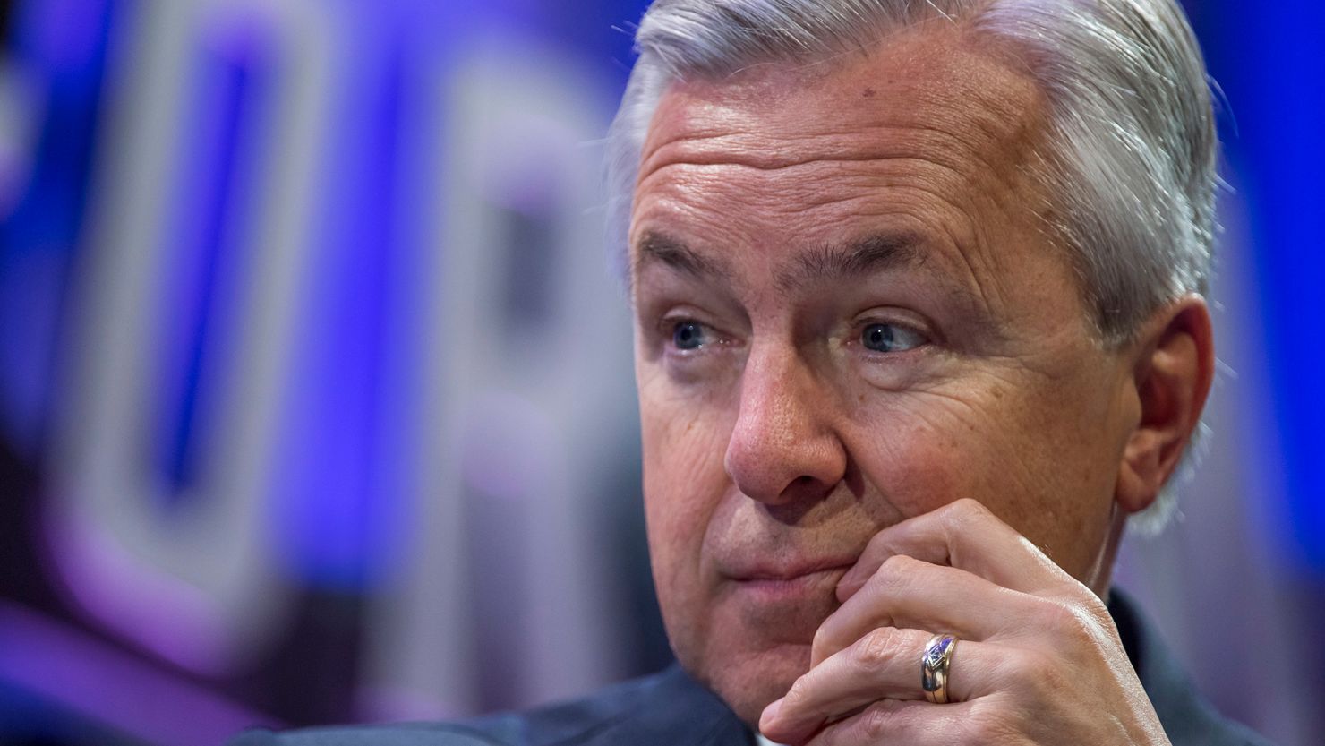 John Stumpf, former chairman and chief executive officer of Wells Fargo, is banned for life from the banking industry over the bank's 2016 fake accounts scandal.