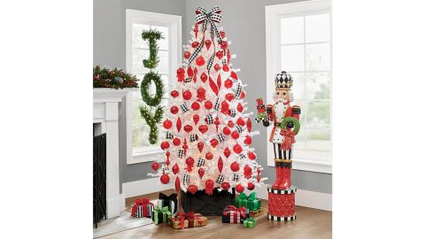 Grandin Road White Iced Fir Tree