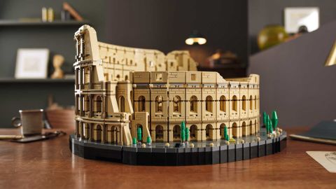 The Colosseum is the largest Lego brick set ever, the company says.
