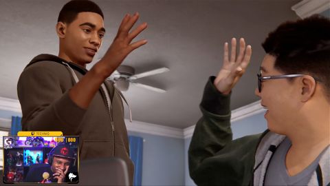 Frank Ellerbe live-streamed the video game Thursday on Twitch.