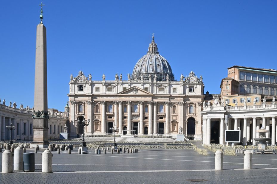 The Vatican, Rome, Italy -- Saint Peter's Basilica is one of the world's most beloved landmarks. Its interior houses many masterpieces of Renaissance and Baroque art, notably Michelangelo's "Pietà" sculpture.