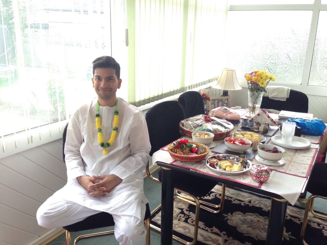 Saurav Dutt and a glorious display of food and drink.
