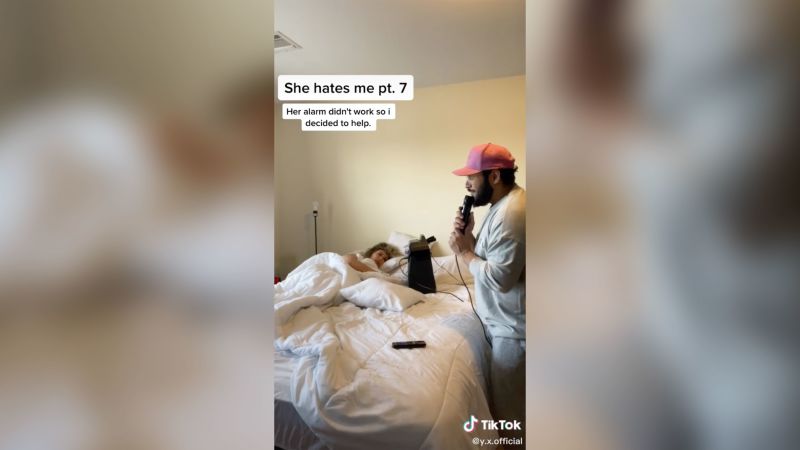 TikTok singer goes viral by annoying his girlfriend in the most endearing way