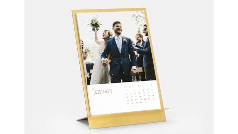 Artifact Uprising Brass & Easel Calendar