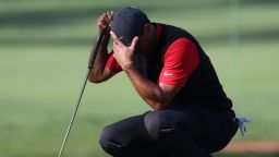 Tiger Woods carded the worst score of his professional career on the 12th at Augusta during his final round of the 2020 Mastersrs.