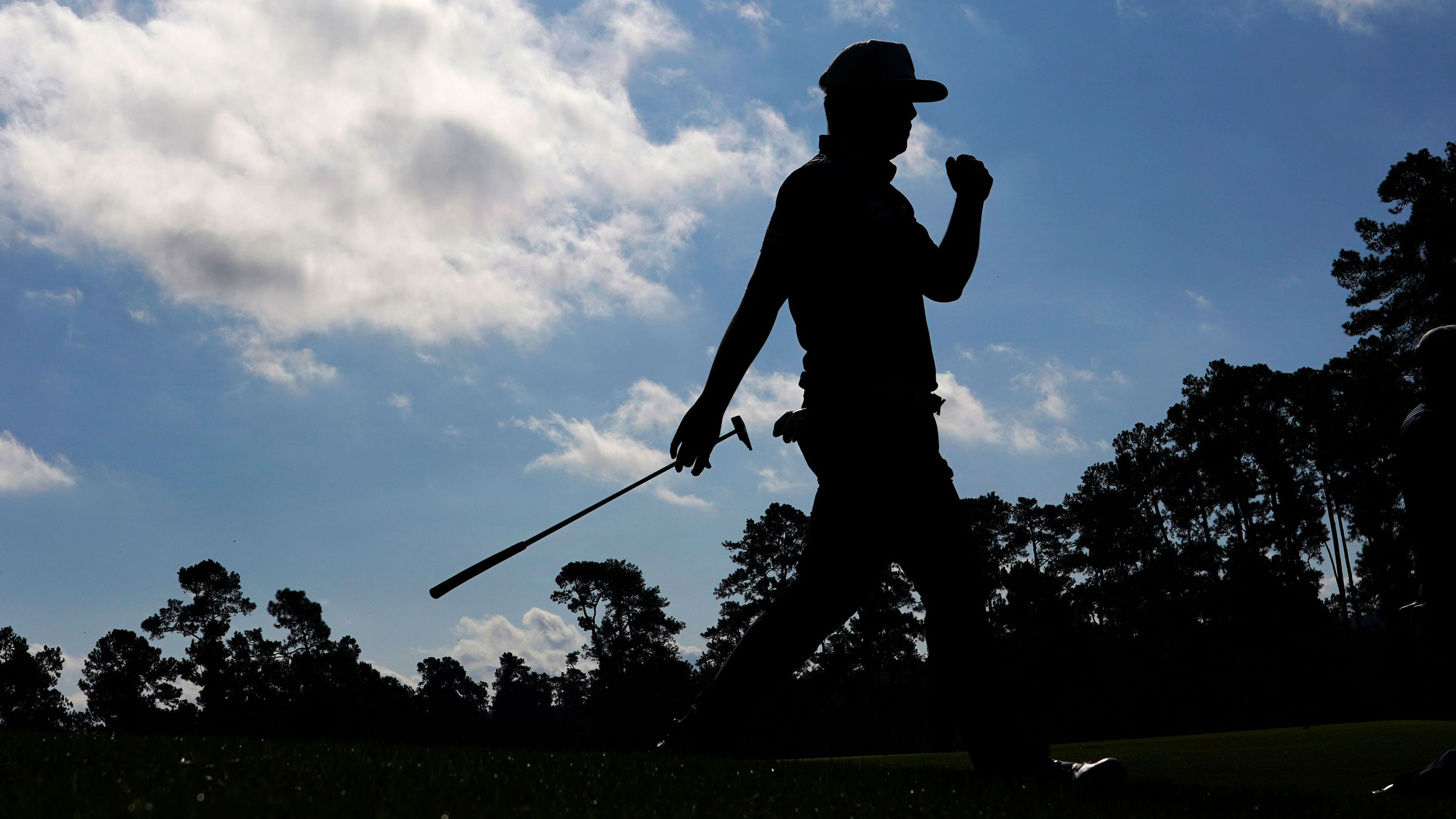 Sungjae Im, of South Korea, walks down the fourth fairway in his final round of 69 which left him tied with Cameron Smith on 15-under.