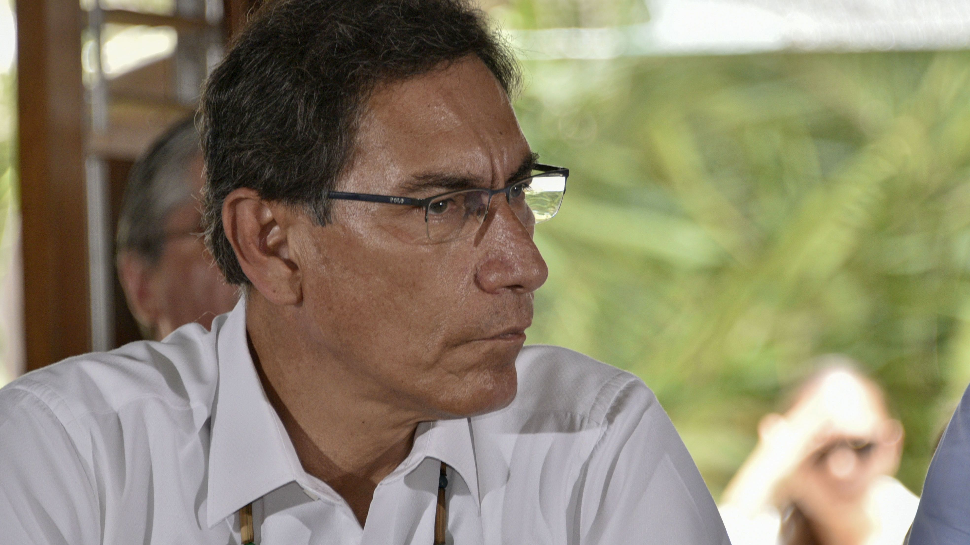 Former President of Peru Martin Vizcarra on September 06, 2019 in Leticia, Colombia. 