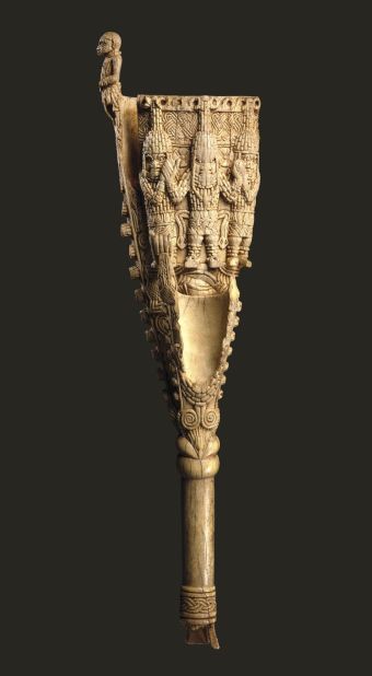 Ivory sculpture from the 16th century at the Brooklyn Museum, via the Pitt-Rivers Museum.