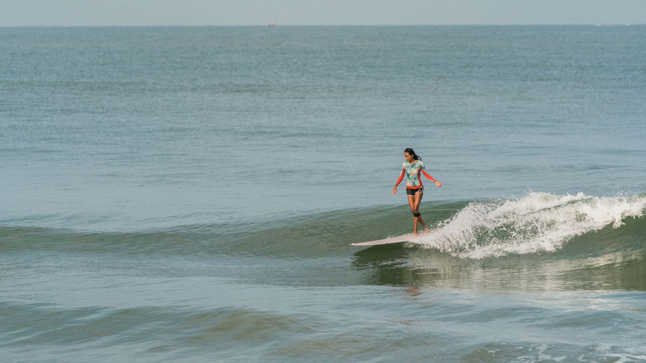 Malaviya has been hooked to surfing and its lifestyle ever since she rode her first wave. 