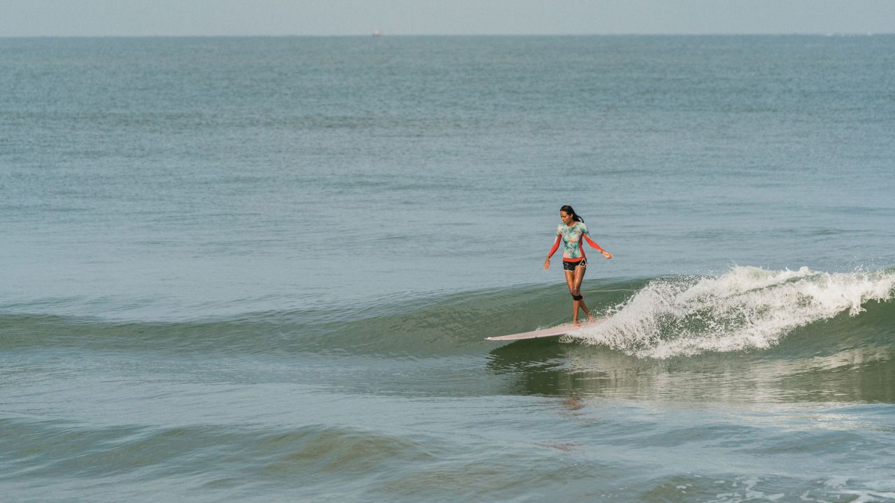 Malaviya has been hooked to surfing and its lifestyle ever since she rode her first wave.