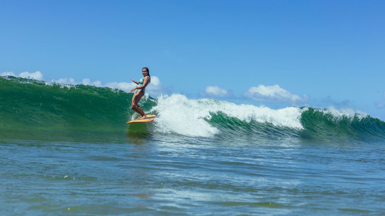Lauren Hill first took up surfing when she was growing up in Florida.