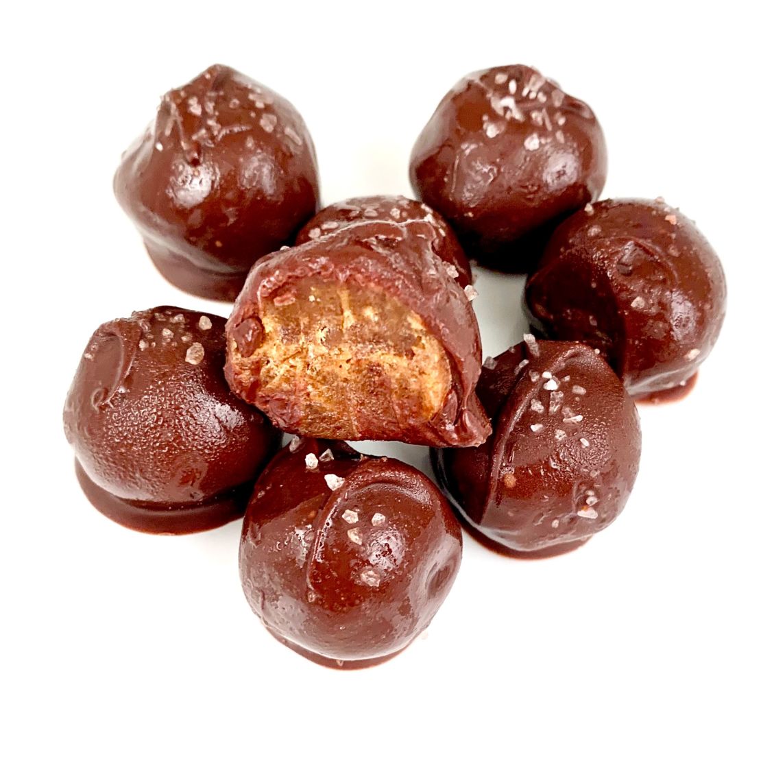 Salted date caramel truffles may satisfy your sweet tooth.