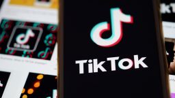 (201114) -- WASHINGTON, Aug. 30, 2020 (Xinhua) -- The logo of TikTok is seen on the screen of a smartphone in Arlington, Virginia, the United States, Aug. 30, 2020. Popular video-sharing app TikTok was granted by the U.S. government a 15-day extension to reach a deal with U.S. buyers, a federal court filing showed Friday.   This means the deadline for ByteDance, TikTok's Chinese parent company, to reach a deal with Oracle and Walmart has been extended from Nov. 12 to Nov. 27, according to the U.S. District Court for the District of Columbia. (Xinhua/Liu Jie) (Xinhua/Liu Jie via Getty Images)