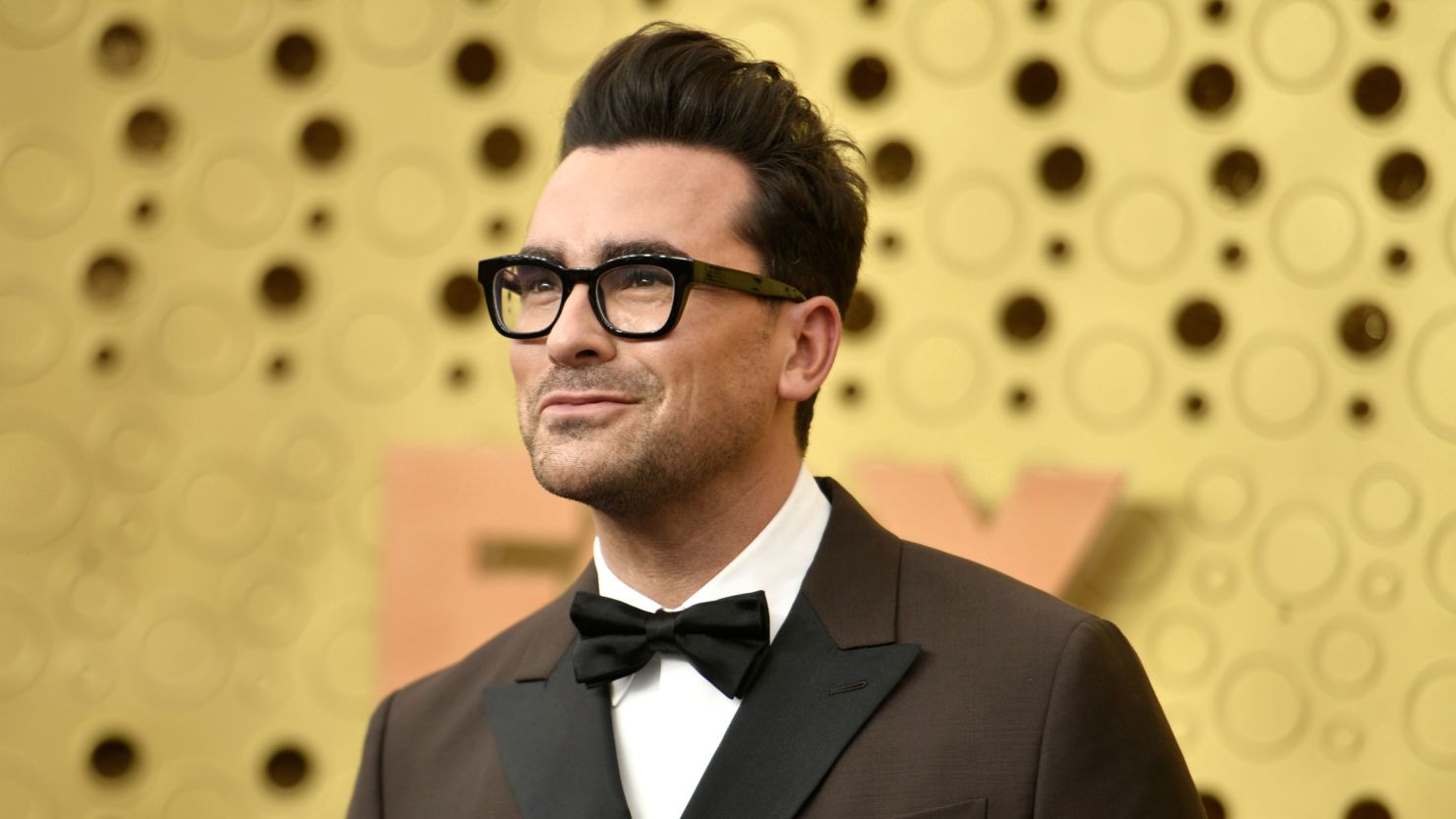 Dan Levy arrives at the 71st Primetime Emmy Awards on Sunday, Sept. 22, 2019, at the Microsoft Theater in Los Angeles. 