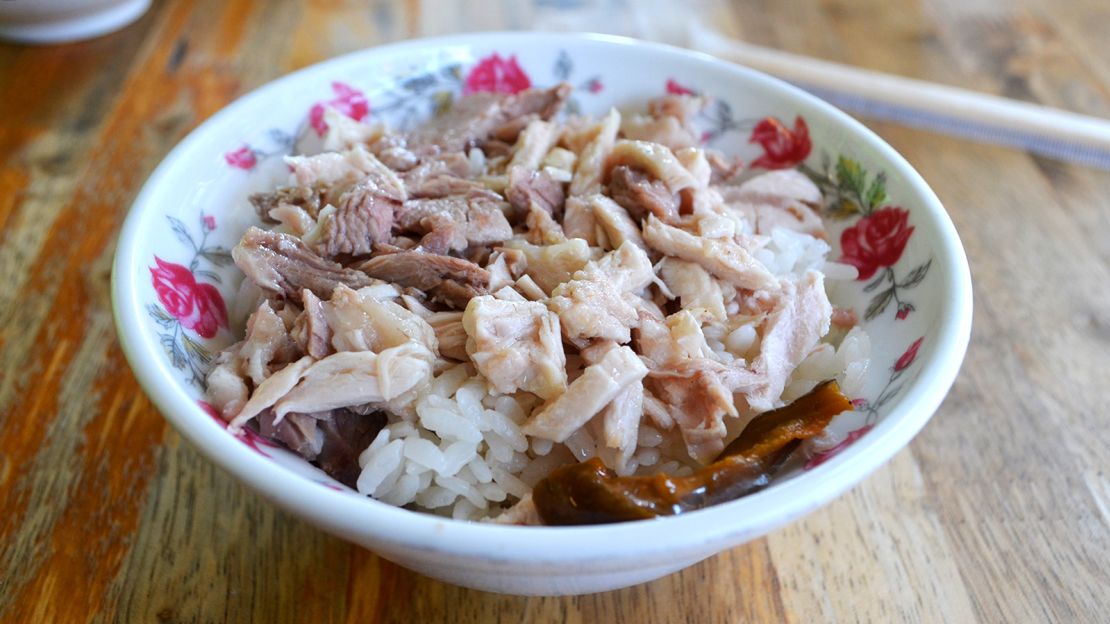 Rou Bo's turkey on rice is famed for its sharp, clean flavors.   