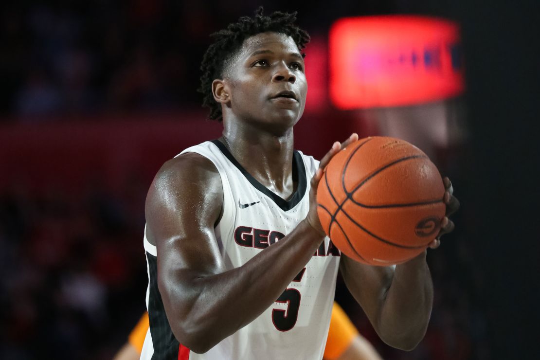 Georgia's Anthony Edwards is expected by many to be selected first overall.