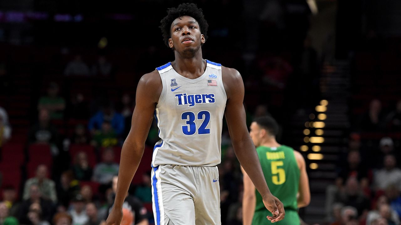 James Wiseman was the highest rated high school recruit in 2019, but a troubled time in Memphis meant he only played three games in total for the Tigers.