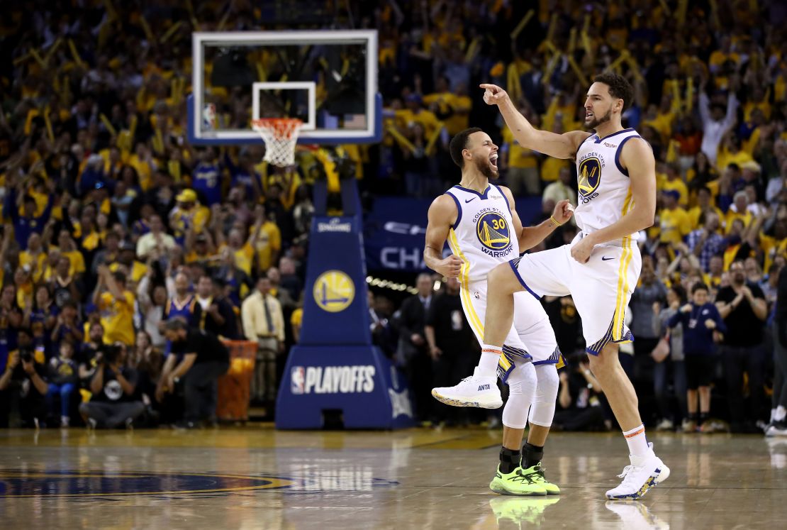 The return of Curry (left) and Thompson (right) could restore the Golden State Warriors to a strength that their second overall pick fails to suggest.