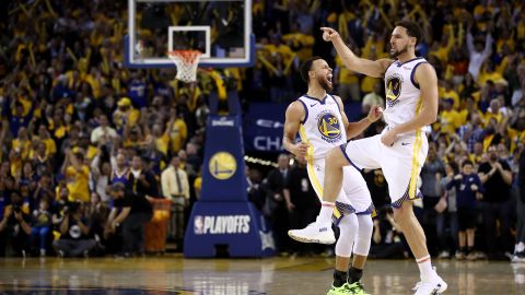 The return of Curry (left) and Thompson (right) could restore the Golden State Warriors to a strength that their second overall pick fails to suggest.