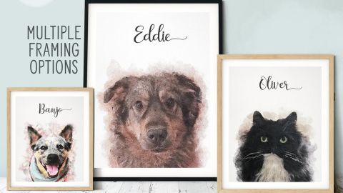 LMTCreativeAtHome Custom Pet Portrait