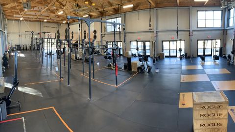 The new gym layout at 460 Fitness in Blacksburg, Virginia.