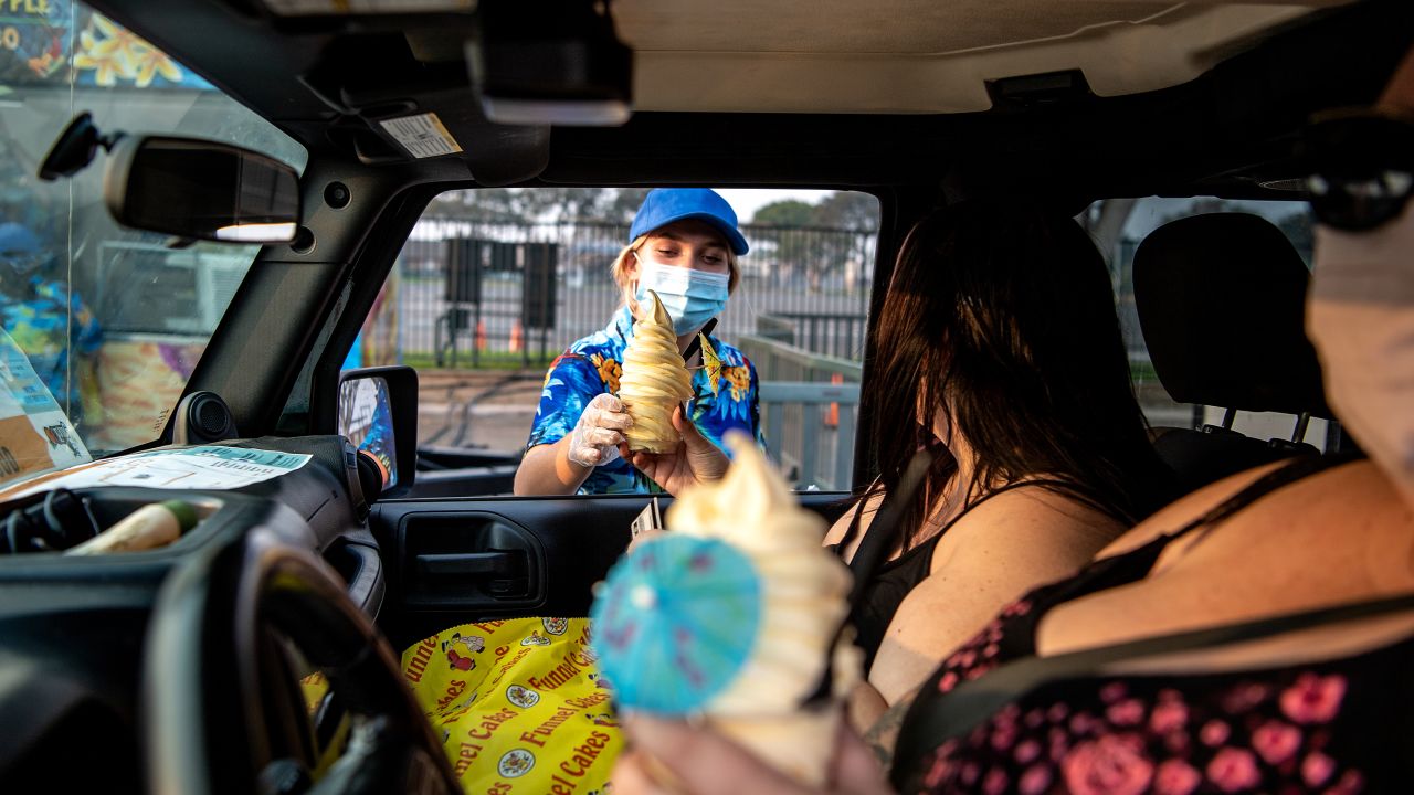 Packing your own food to eat outside or opting for drive-through dining is safer than eating inside.