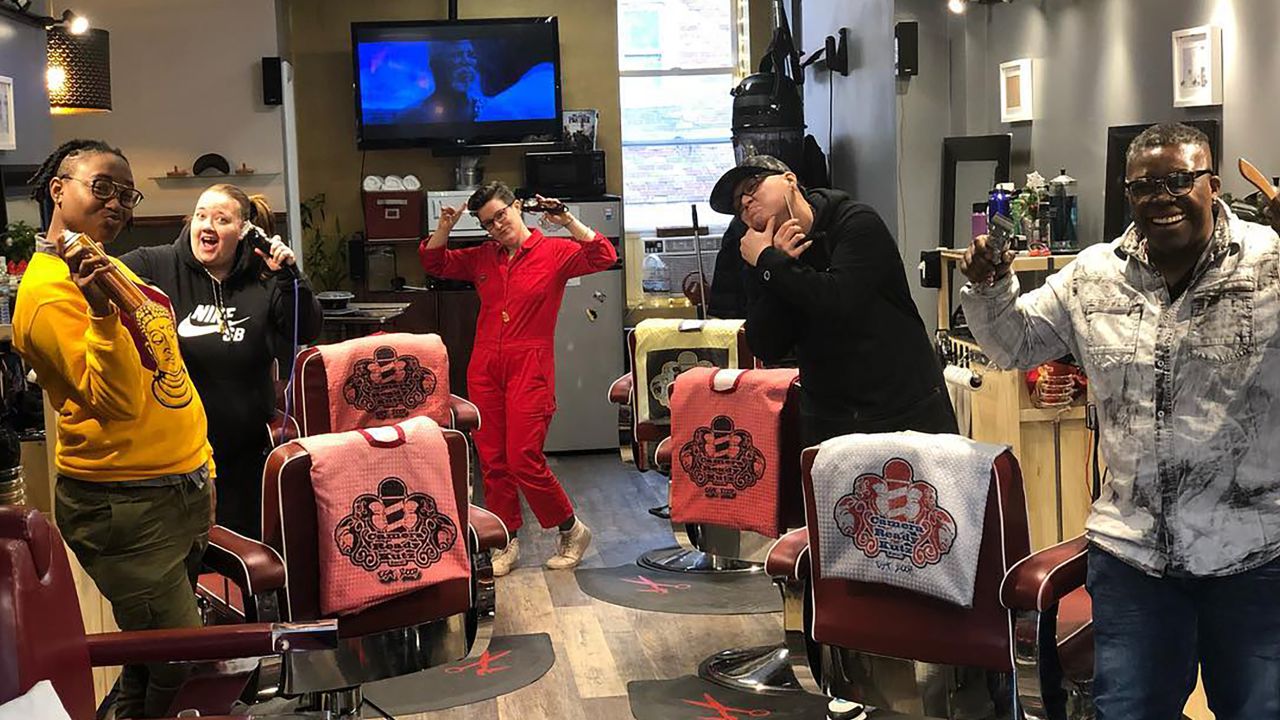 Camera Ready Kutz barbershop in Brooklyn, NY, is one of several Black-owned businesses being spotlighted by Google's #BlackOwnedFriday campaign this holiday season.