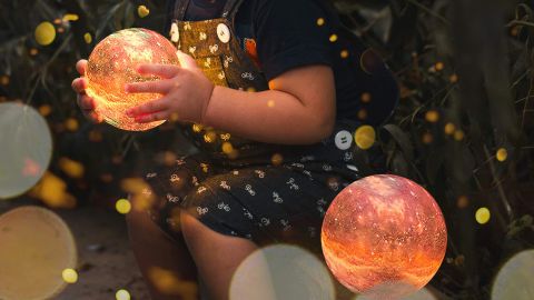 Logrotate Starry Moon Night Light