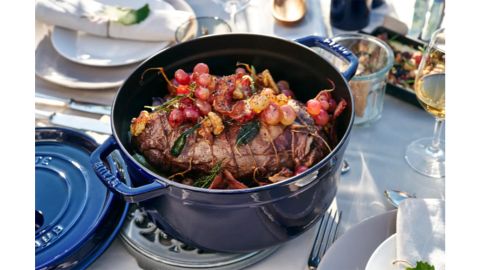 Staub 4-Quart Round Enameled Cast Iron Cocotte
