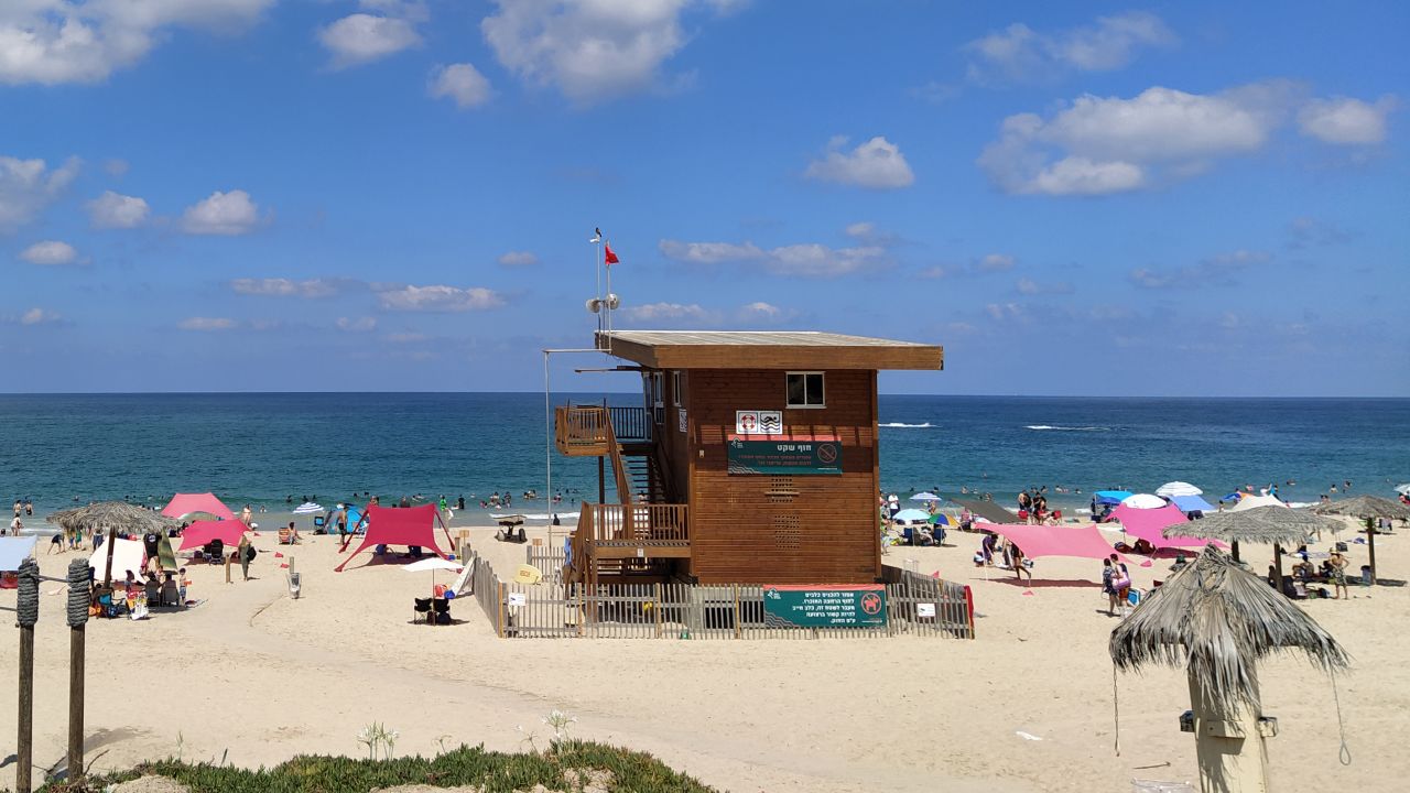 Sightbit tested its AI lifeguard system at Palmachim Beach near Tel Aviv, Israel.