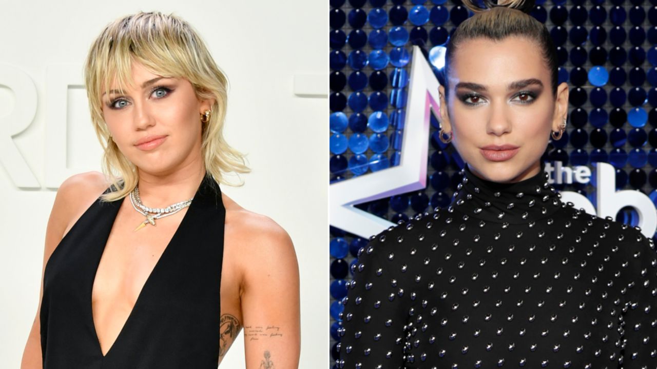 Miley Cyrus and Dua Lipa have a new song out together. 
