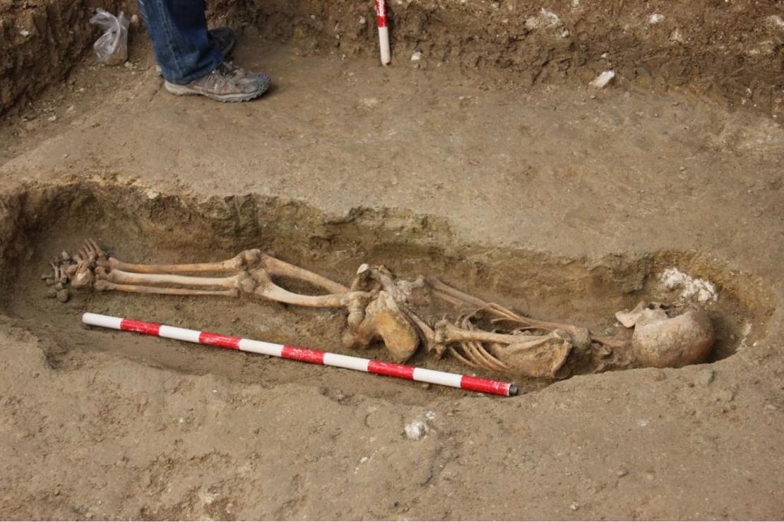 Experts say the remains had been buried according to Islamic customs.