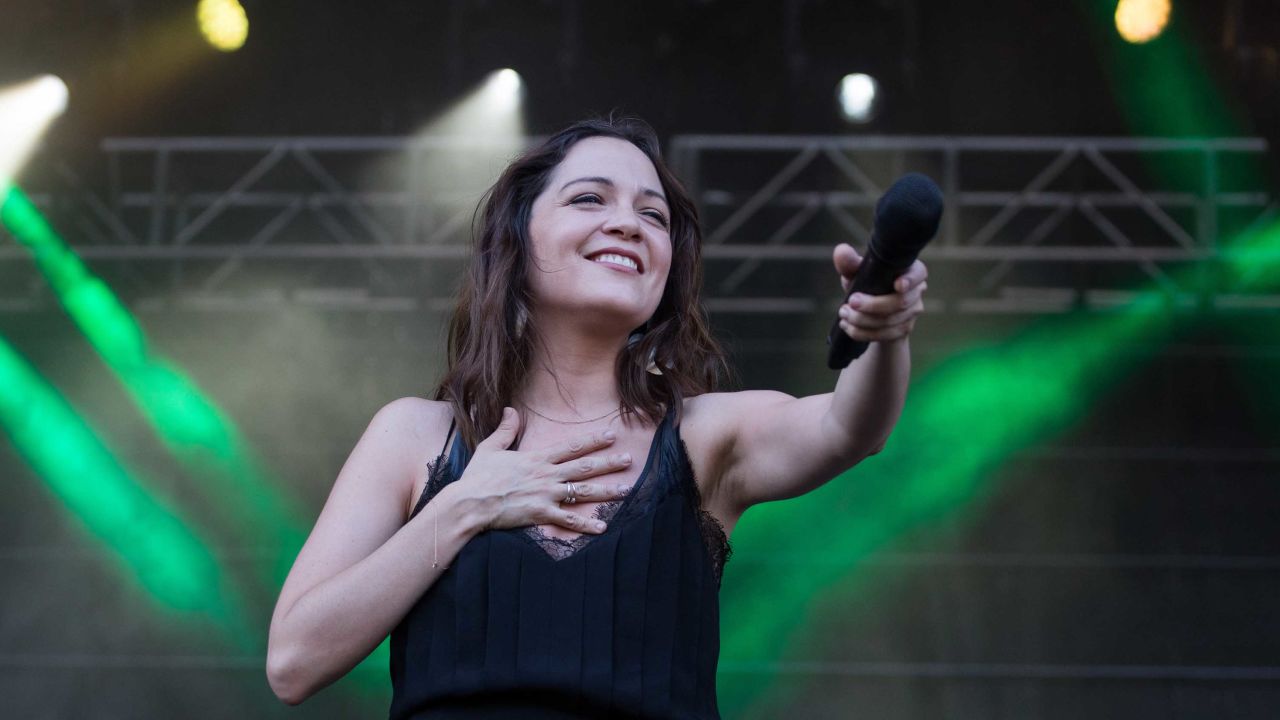 Singer-songwriter Natalia Lafourcade, seen here at the Austin City Limits Music Festival in 2019, won Grammy awards in all three categories she was nominated in. 