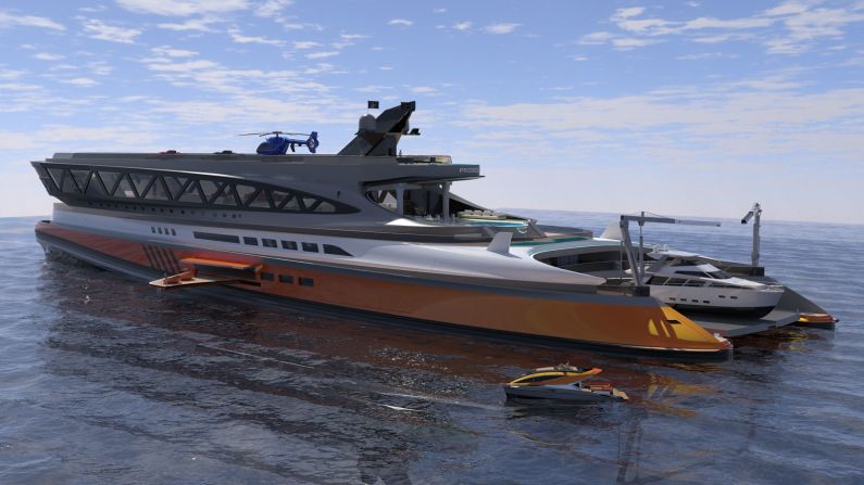 <strong>Top speeds: </strong>According to the team at <a href="https://www.lazzarinidesignstudio.com/" target="_blank" target="_blank">Lazzarini Design Studio</a>, Prodigium is capable of reaching an estimated cruising speed of about 22 knots.