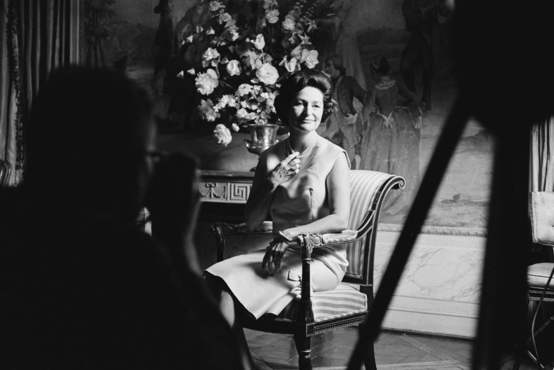 Lady Bird Johnson in 1963.