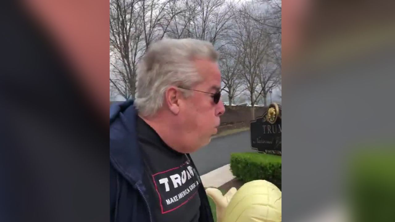 A Man In Trump Gear Faces Simple Assault Charge After He Was Seen 