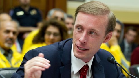 Former State Department Director of Policy Planning Jake Sullivan speaks during a hearing on Iran before the House Foreign Affairs Committee at Capitol Hill in Washington on Wednesday, October 11, 2017. 