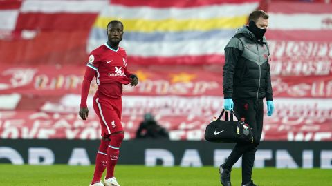 Naby Keita is the latest Liverpool player to pick up an injury this season.