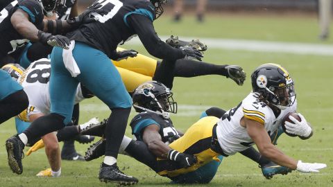 The Pittburgh Steelers' running back Benny Snell scored the team's only rushing touchdown.