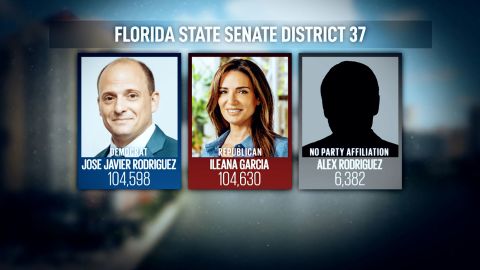 Ileana Garcia, co-founder of Latinas For Trump, unseated the incumbent Democrat by a margin of just 32 votes in a state senate race in South Florida.