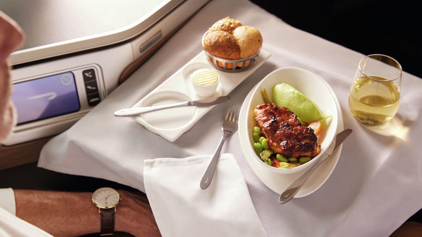 British Airways is offering inflight dining and other items for sale.