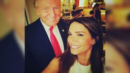 Ileana Garcia, co-founder of Latinas For Trump, and a newly elected Florida state senator, in a photo with President Trump.