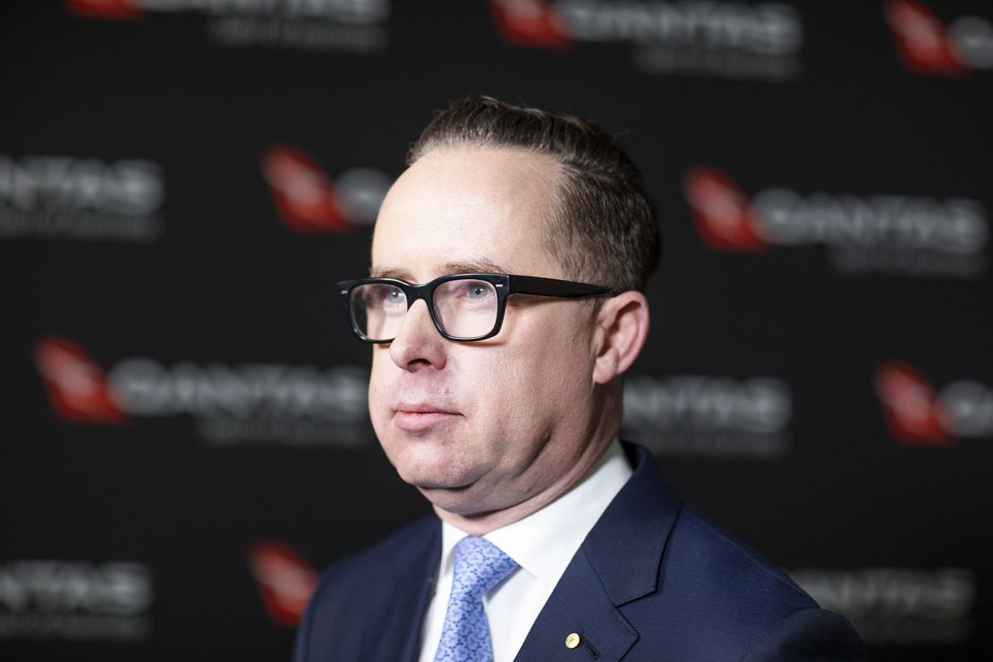 Alan Joyce, chief executive officer of Qantas Airways, in Sydney, Australia, on February 20, 2020.