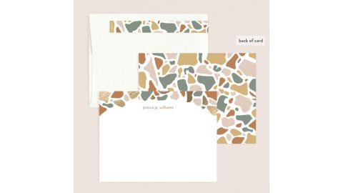 Terrazzo Notes Personalized Stationery