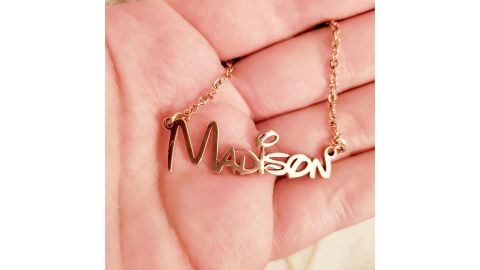 Baby Name Necklace, Personalized Children Necklace