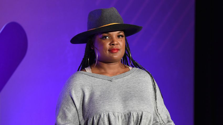 Beatrice Dixon speaks onstage during ESSENCE + New Voices Entrepreneur Summit And Target Holiday Market at West End Production Park on December 15, 2019 in Atlanta, Georgia. (Photo by Paras Griffin/Getty Images for ESSENCE)